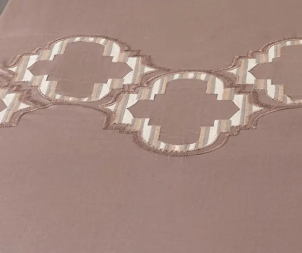 Brown_Satin_Contemporary_Geometric_Bedsheet