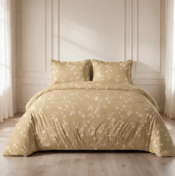 Beige_Modern_Floral_Duvet_Cover_Set