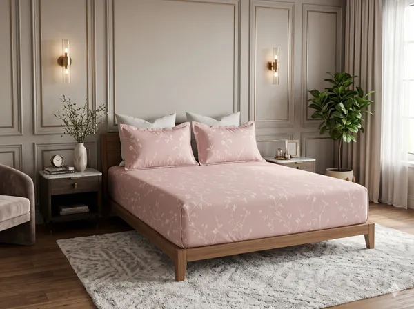 Imperial_morning_breeze_100%_Cotton_300TC_Bedsheet_with_2_pillow_cases