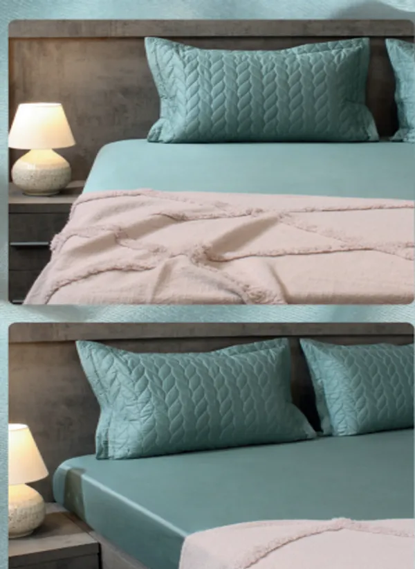 Quilted_Pillow_cases_with_Solid_Sheet_100%_Pure_Cotton_300_TC