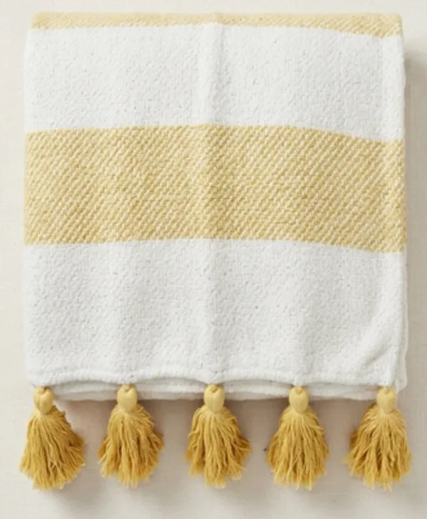 Textured_Decorative_Striped_Tassel_Throws