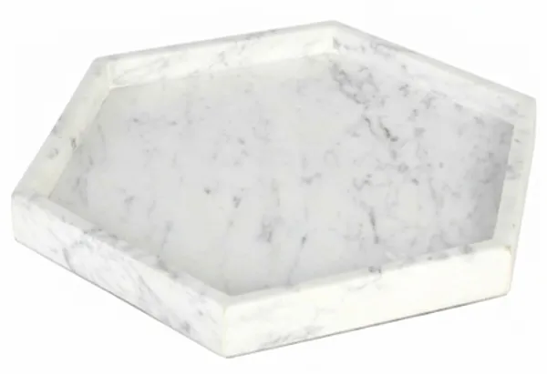 Marble_Finish_Hexagonal_Decorative_Serving_Tray