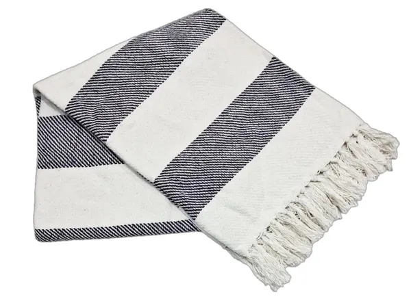 Hand_Loom_Cabana_Striped_Throw_With_self_fringes