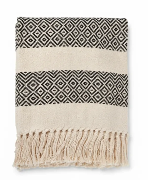 Hand_Loom__Diamond_Cotton_RC_Throw_with_self_fringes