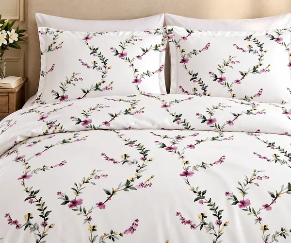 Bougainvillea_Flower_100%_Cotton_300TC_Bedsheet_with_2_pillow_cases