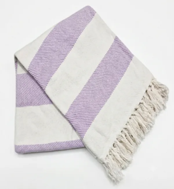 Hand_Loom_Cabana_Stripe_100%_Pure_Cotton__Throw_with_Self_Fringes