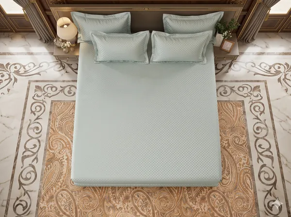Rabia_Embrace_Jacquard_100%_Cotton_300TC_Bedsheet_with_2_pillow_cases