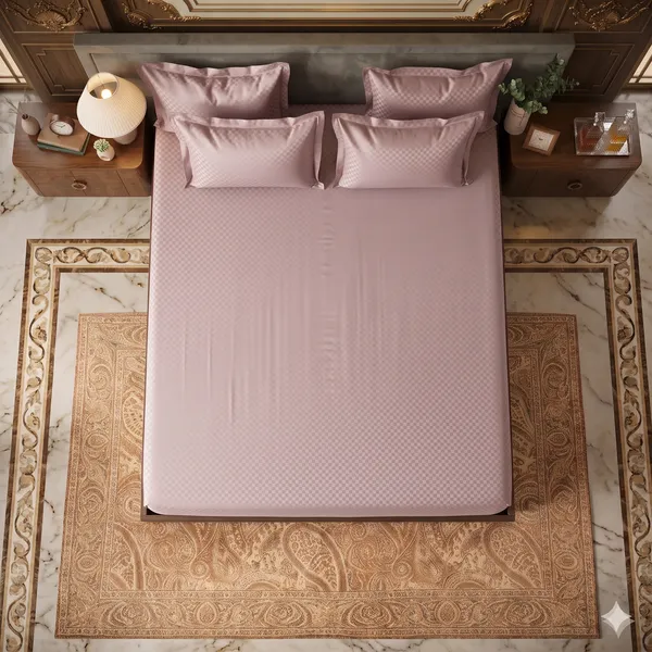 Embrace_Jacquard_100%_Cotton_300TC_Bedsheet_with_2_pillow_cases
