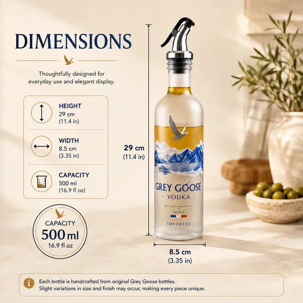 Handcrafted_Grey_Goose_Upcycled_Glass_Oil_Dispenser_–_500ml