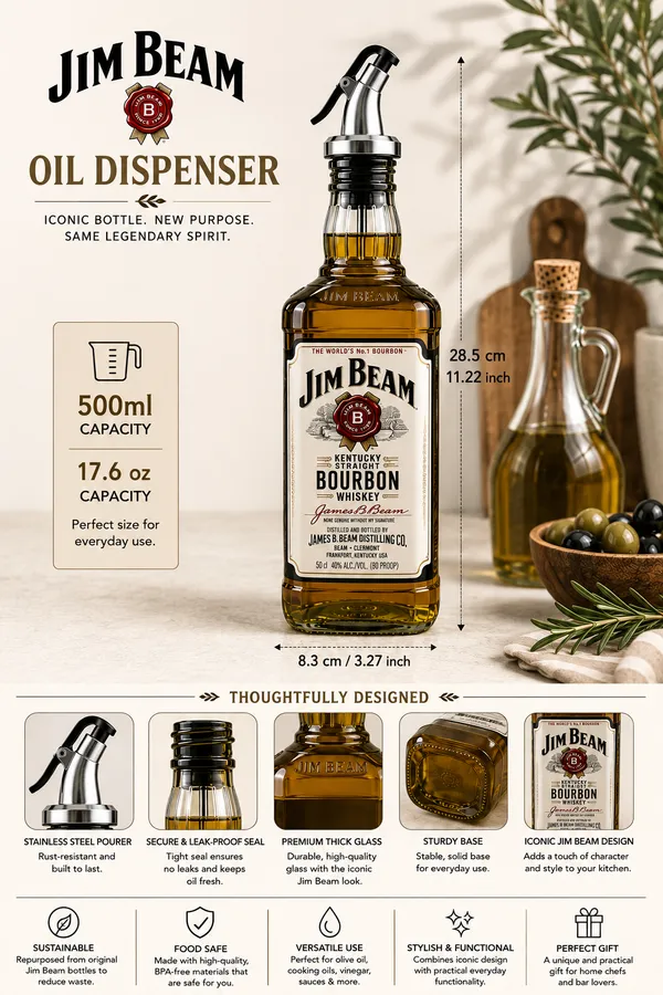 Handcrafted_Jim_Beam_Upcycled_Glass_Oil_Dispenser_500_ML