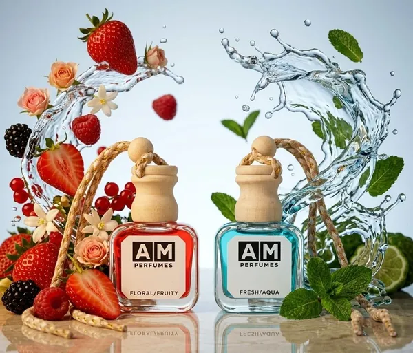 AM_Car_Perfume_-_Floral,Fruity_/_Fresh,Aqua_-_Set_Of_2