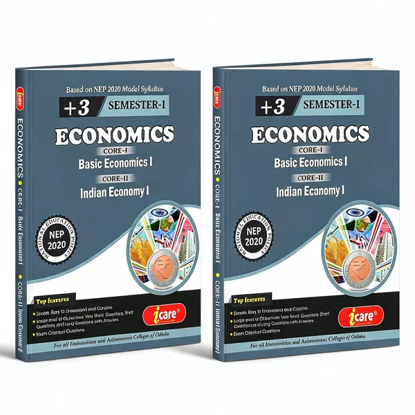 3_1st_SEMESTER_ECONOMICS_(Paperback,_i_care)_-_Pack_of_2