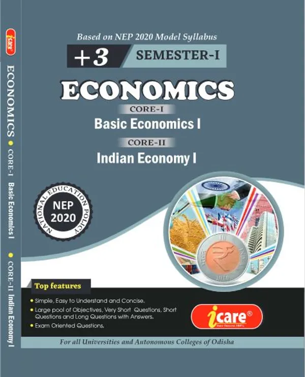 3_1st_SEMESTER_ECONOMICS_(Paperback,_i_care)_-_Pack_of_2