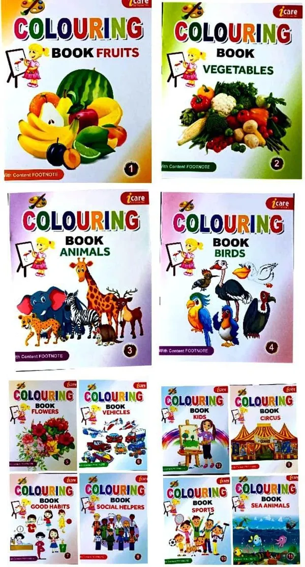 I_Care_Colouring_Book_Combo_Set_Of_12_Book_(_Fruits,_Vegetables,_Animals,_Birds,_Flowers,_Vehicles,_Good_Habits,_Social_Helpers,_Circus,_Sports,_Sea_Animals,_Kids_)_(Paperback,_I_CARE_PUBLISHER)