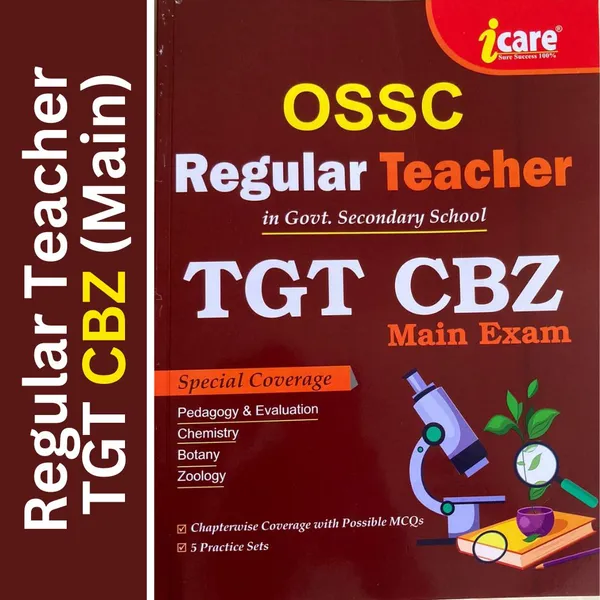 OSSC_Regular_Teacher_TGT_CBZ_Main_Exam_Recruitment_For_Govt._Secondary_School_(Paperback,_Icare_Author)