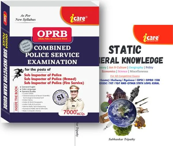 OPRB_Odisha_Police_SI_Combined_Police_Service_For_SI,_SI_(Armed),_SI_(Fire_Service)_With_STATIC_GENERAL_KNOWLEDGE_For_All_Competitive_Exams_(Paperback,_I_CARE)