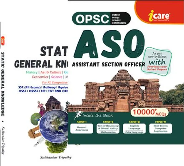 OPSC_ASO_Book_|_OPSC_Assistant_Section_Officers_(ASO)_For_Odisha_Secretariat_Service_Recruitment_Examination_With_Static_General_Knowledge_For_All_Competitive_Exams_(Paperback,_I_CARE_PUBLISHER)