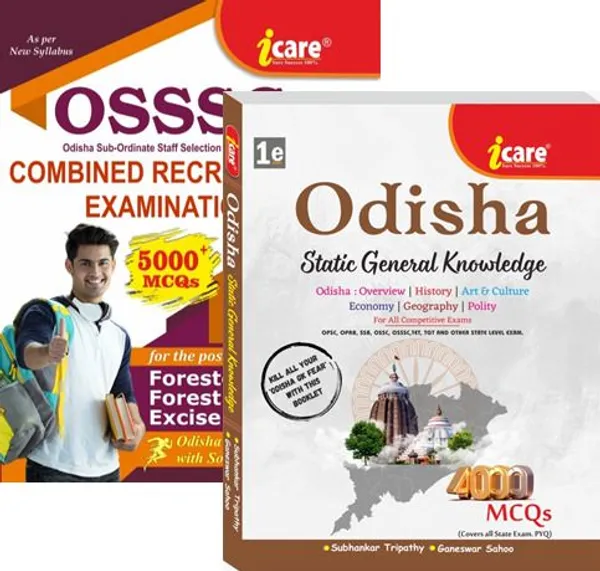 OSSSC_Combined_Recruitment_Exam._For_The_Post_(_Forester,_Forest_Guard,_Excise_Constable)_With_Odisha_Static_General_Knowledge_(Paperback,_I_CARE_PUBLISHER)