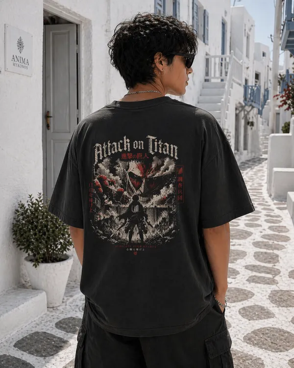 attack-on-titan-oversized-t-shirt-premium-cotton-anime-graphic-streetwear-tee-unisex-heavyweight-drop-shoulder-tee-Black-XL