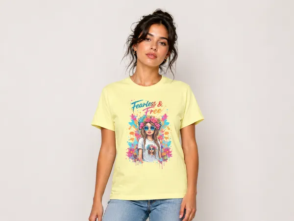 fearless-free-graphic-colorfull-women-s-t-shirt-curved-fit-cotton-tee-stylish-girls-printed-t-shirt-Butter_Yellow-2XL
