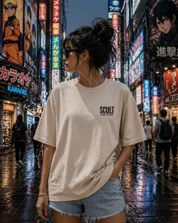 gojo-anime-oversized-t-shirt-premium-240-gsm-cotton-jujutsu-streetwear-graphic-tee-unisex-drop-shoulder-heavyweight-t-shirt-Beige-XL
