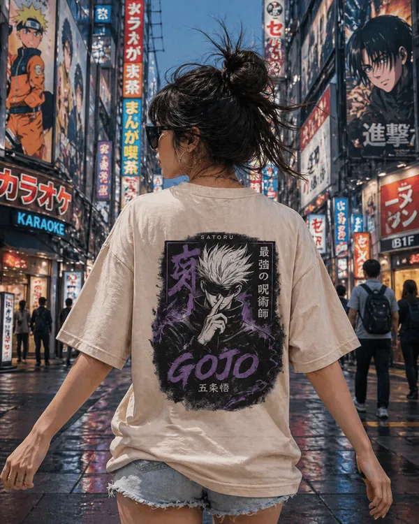 gojo-anime-oversized-t-shirt-premium-240-gsm-cotton-jujutsu-streetwear-graphic-tee-unisex-drop-shoulder-heavyweight-t-shirt-Beige-XL