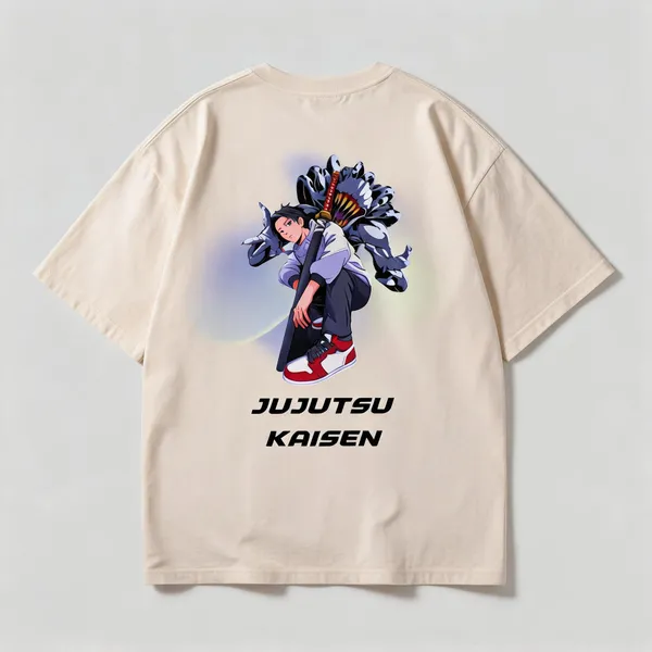 Jujutsu_Anime_Oversized_T_Shirt_Graphic_Streetwear_Tee_For_Men_Women_Off_White