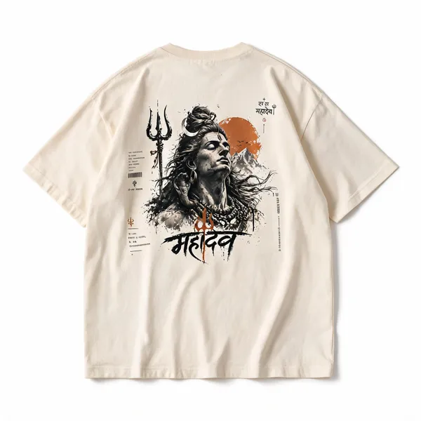 Mahadev_Graphic_Oversized_T_Shirt_Premium_Cotton_Streetwear_Tee_For_Men_Womenshiva_Trishul_Back_Print_Ivory