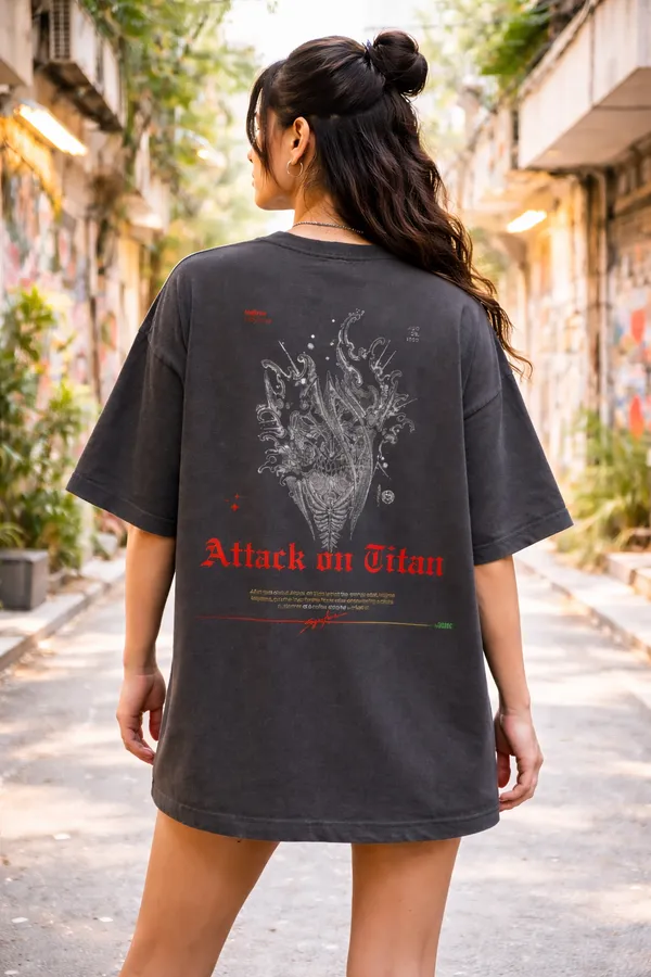 scult-attack-on-titan-oversized-t-shirt-premium-cotton-streetwear-graphic-tee-unisex-Black-XL
