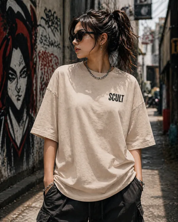 scult-eren-oversized-t-shirt-premium-cotton-anime-graphic-tee-unisex-streetwear-beige-Beige-XL