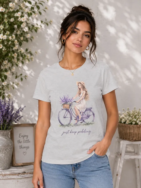 women-s-regular-fit-graphic-t-shirt-just-keep-pedaling-bicycle-print-soft-cotton-casual-tee-Melange_Grey-2XL