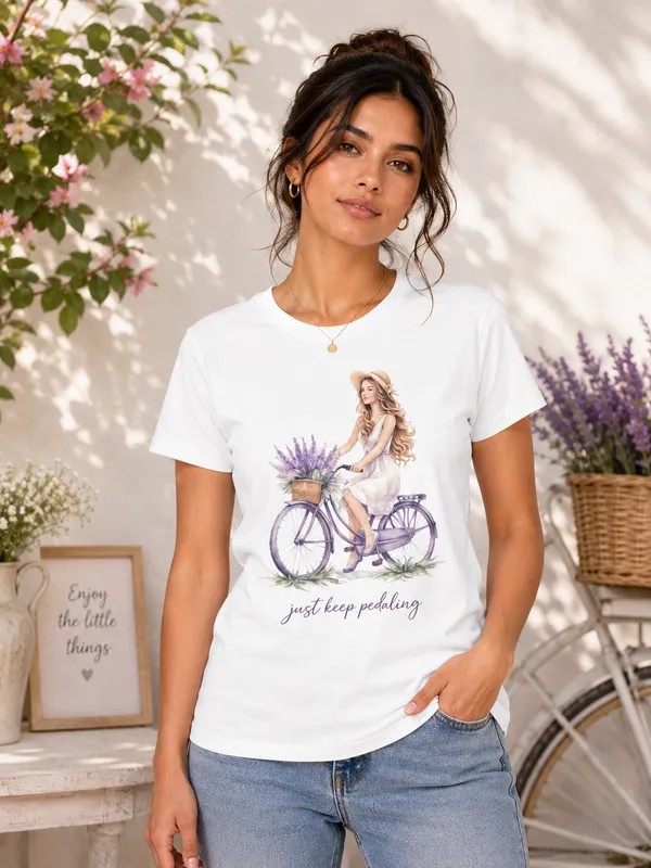 women-s-regular-fit-graphic-t-shirt-just-keep-pedaling-bicycle-print-soft-cotton-casual-tee-White-5XL