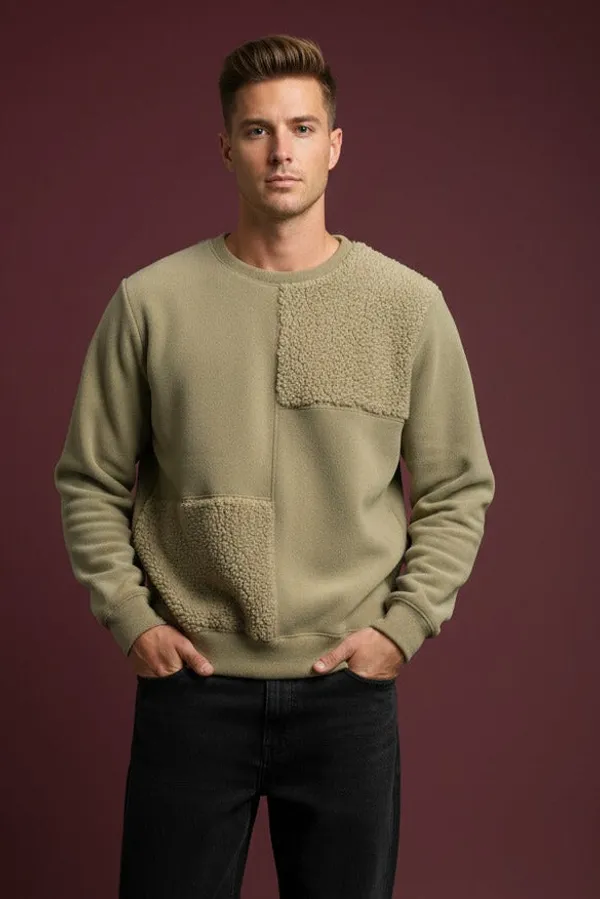 Olive_Green_Panelled_Sweatshirt