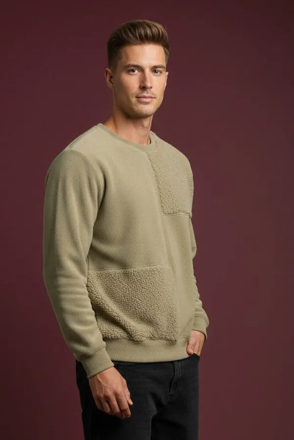 Olive_Green_Panelled_Sweatshirt