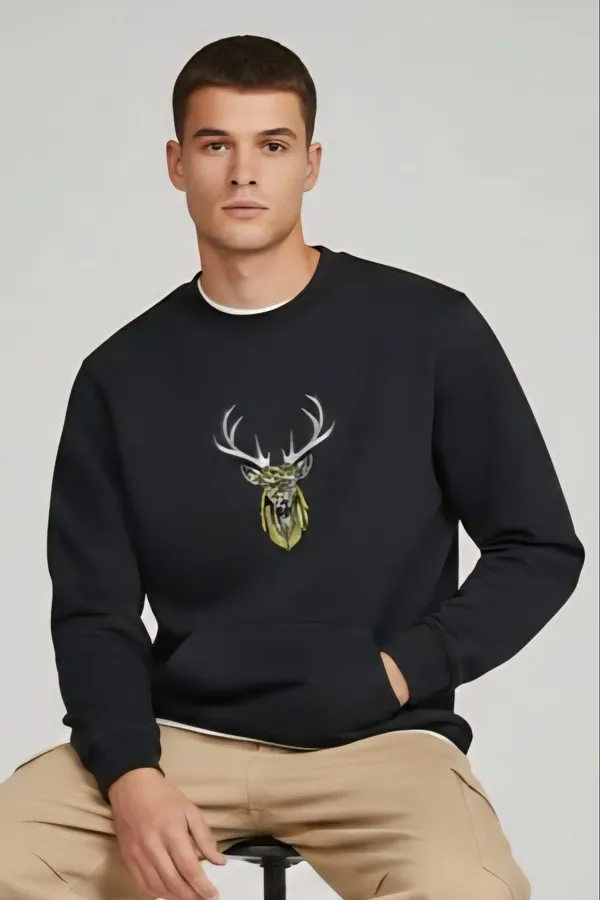 Deer_Embroidery_Sweat_Shirt