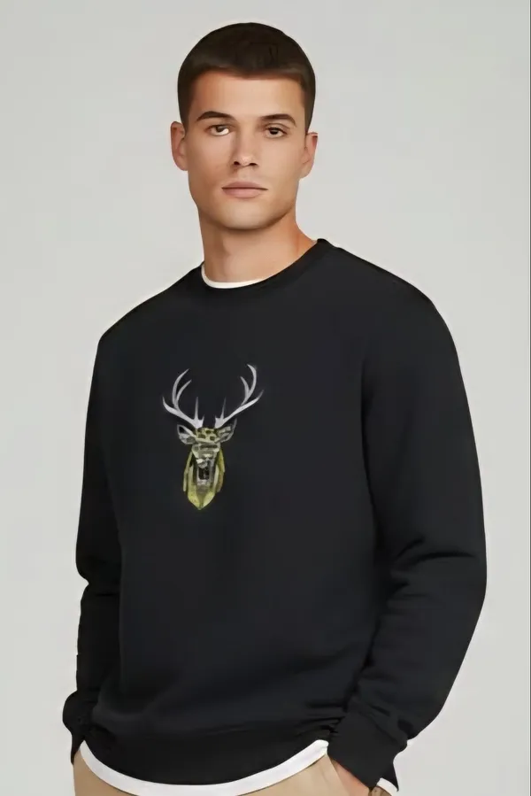 Deer_Embroidery_Sweat_Shirt