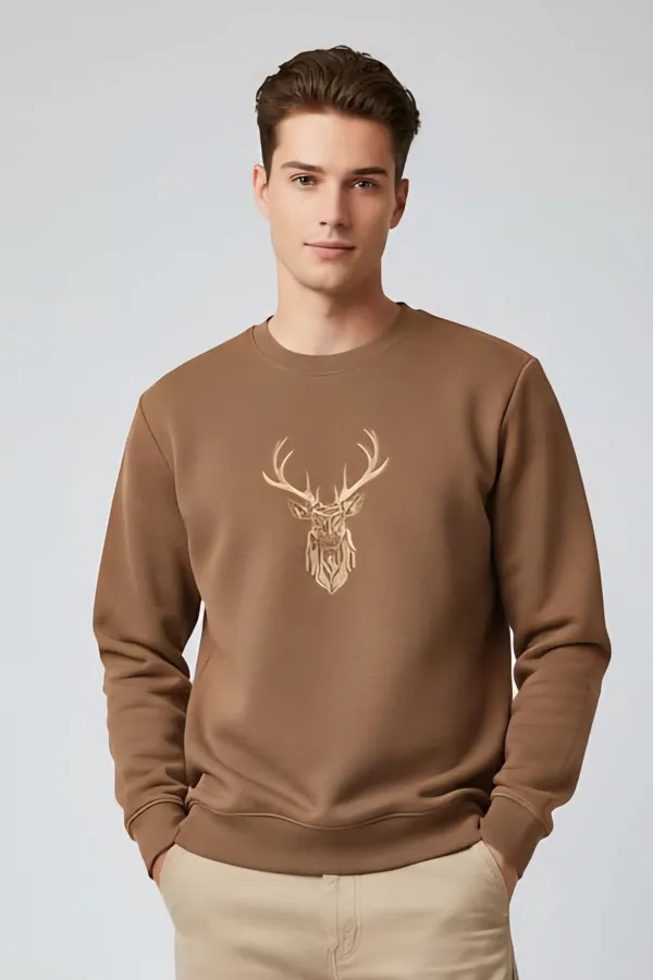Deer_Embroidery_Sweat_Shirt