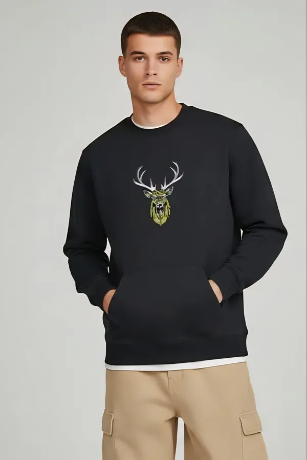Deer_Embroidery_Sweat_Shirt