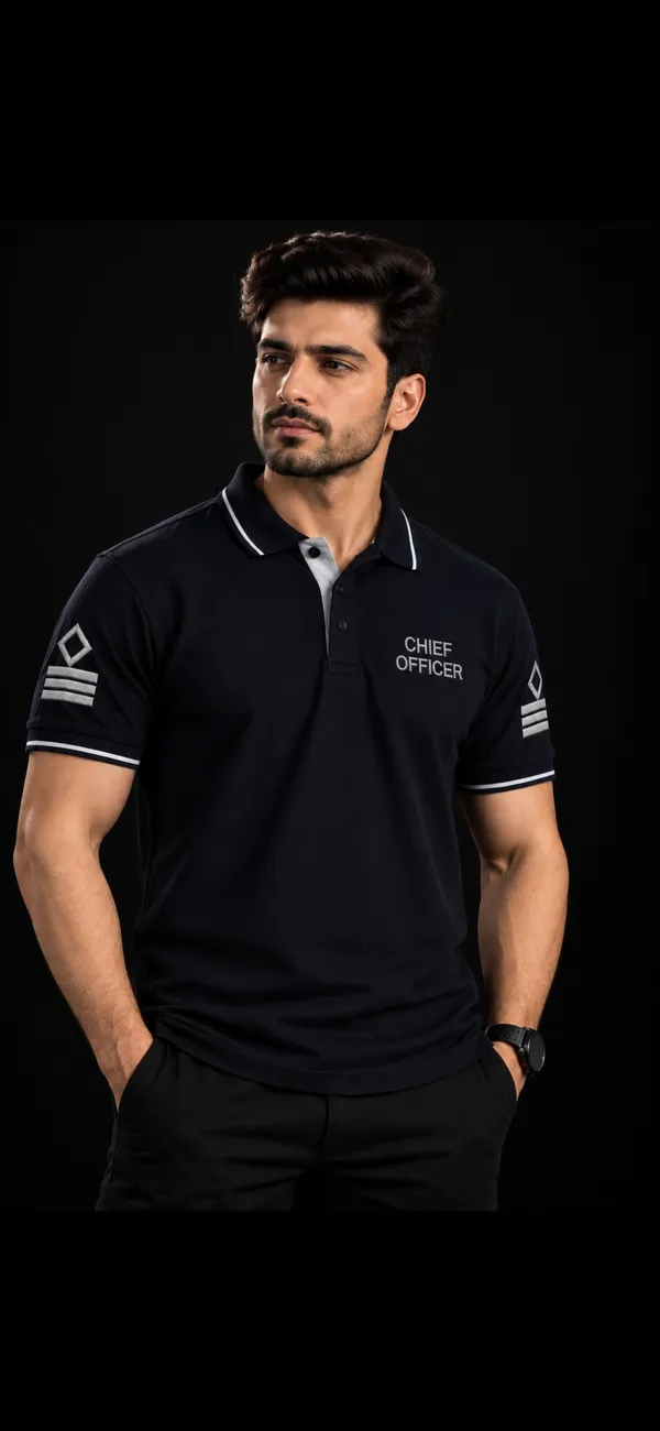 CHIEF_OFFICER_NAVY_POLO_T_SHIRT