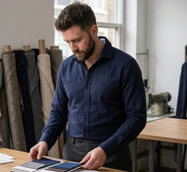 Navy_Blue_Premium_Linen_Shirt_For_Men