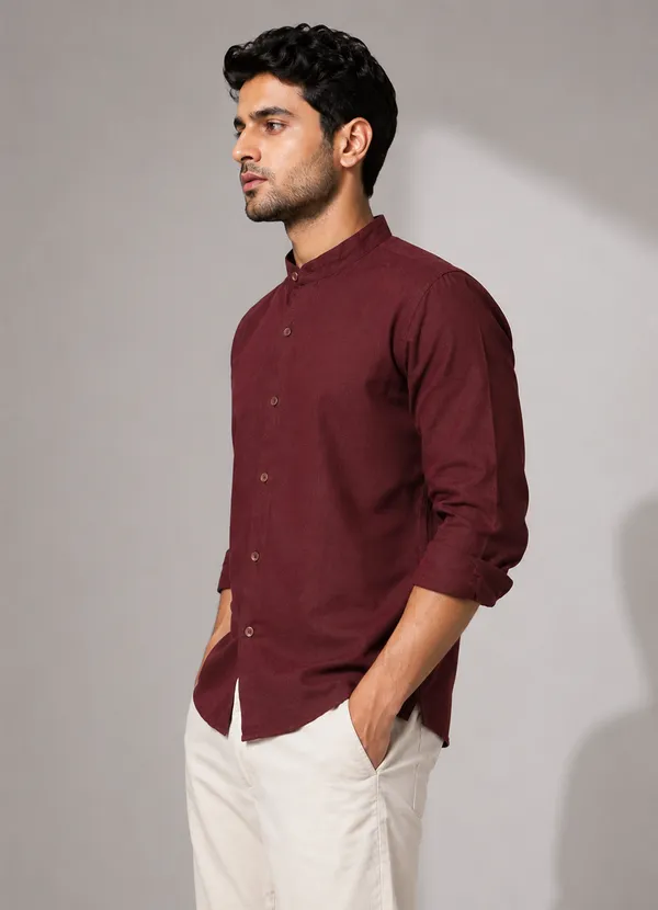 Chinese_Collar_Premium_Linen_Shirt