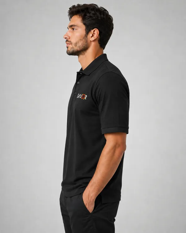 SAILOR_Black_Polo_T-Shirt