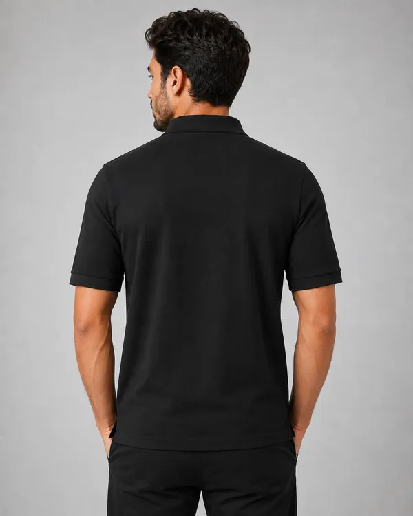 SAILOR_Black_Polo_T-Shirt