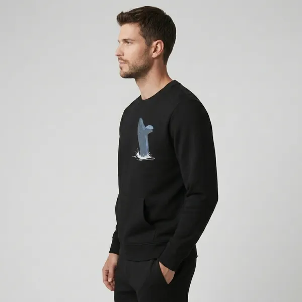 Black_Premium_Cotton_Sweatshirt_For_Men