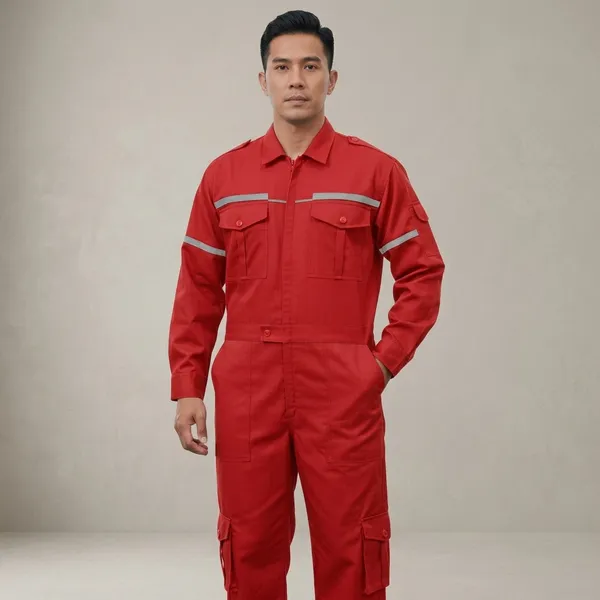 Red_Premium_Cotton_Coverall_For_Men