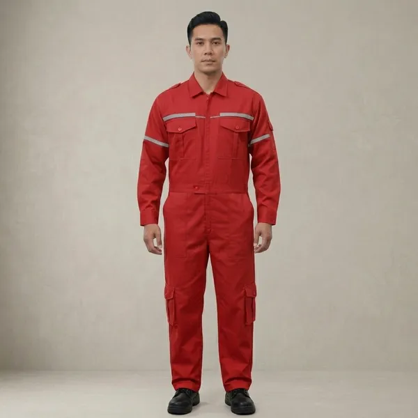 Red_Premium_Cotton_Coverall_For_Men