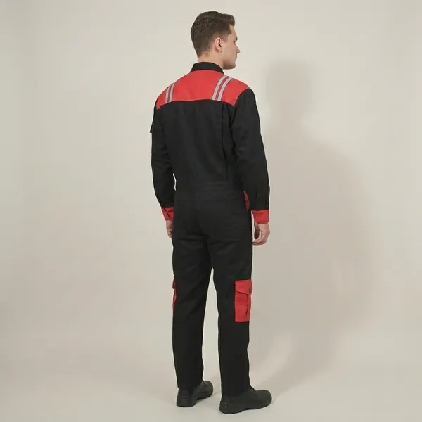 Red_And_Black_Premium_Cotton_Coverall_For_Men