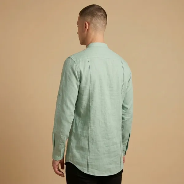 Mint_Green_Premium_Linen_Shirt_For_Men