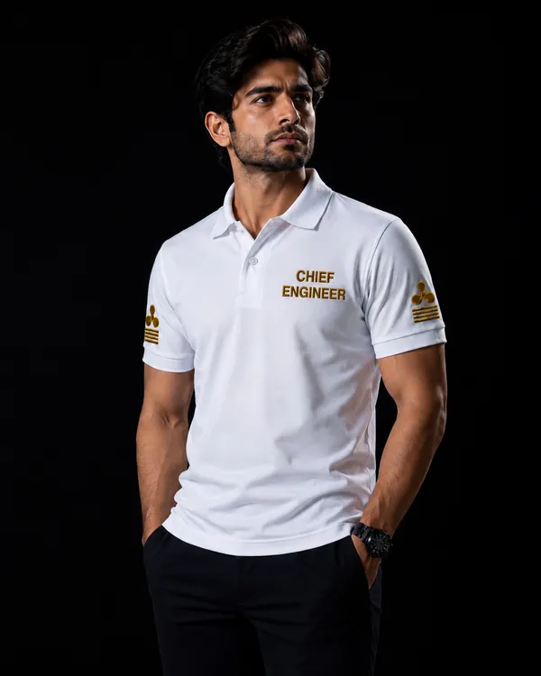Chief_Engineer_Embroidery_White_Polo