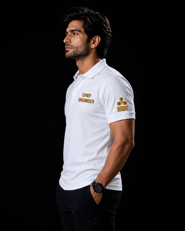 Chief_Engineer_Embroidery_White_Polo